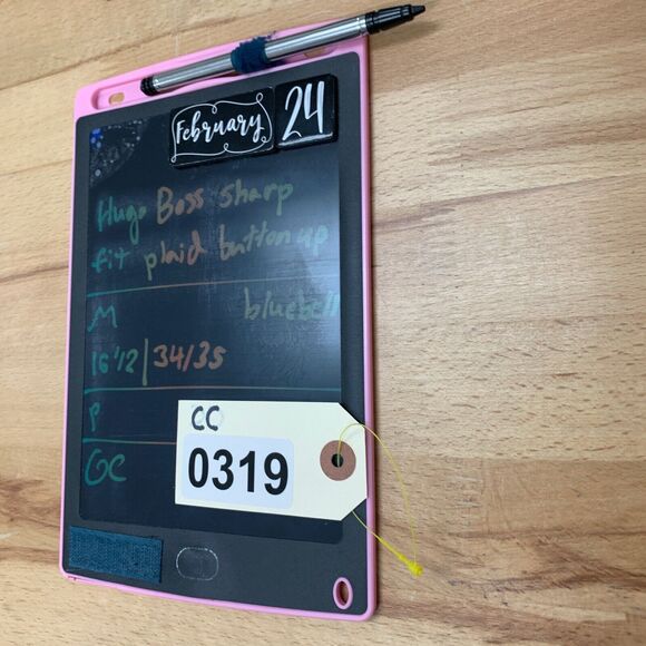 Hugo Boss Shirt Mens 16.5 Bluebell Cotton Sharp Fit Plaid Button Up Long Sleeve - Picture 9 of 10